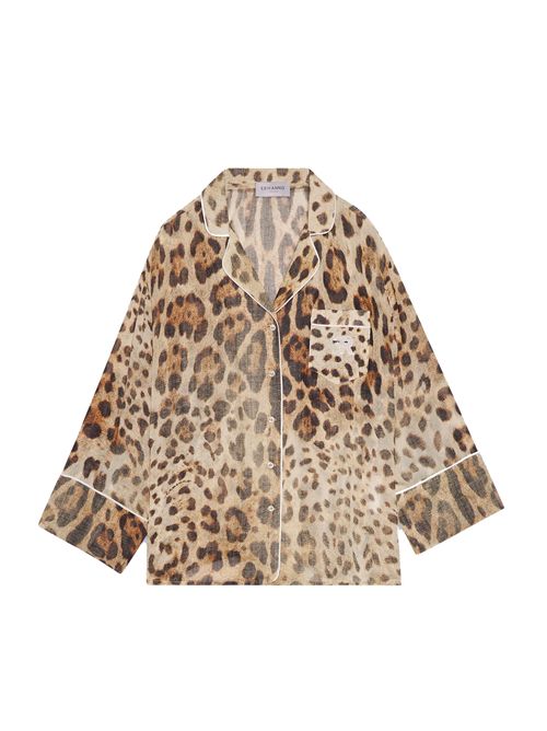 Camicia leopardata ERMANNO FIRENZE | D48EK068EC3MFB4223295